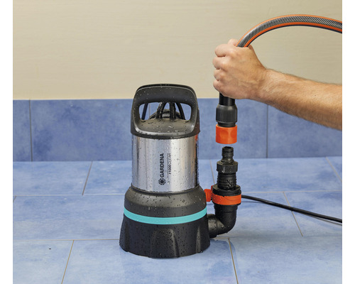 Ponorné čerpadlo na čistú vodu Gardena s hadicovou prípojkou