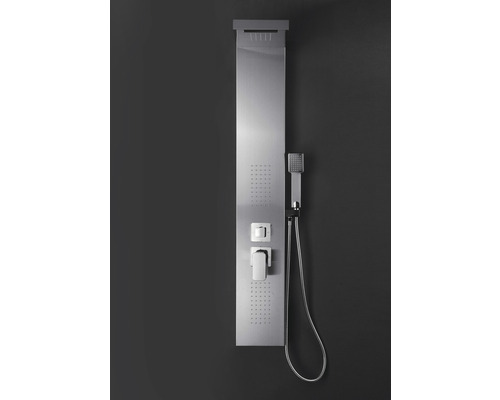 Sprchový panel s ručnou sprchou z nehrdzavejúcej ocele