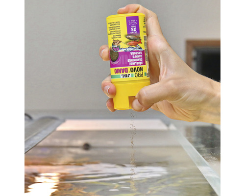 Granulované krmivo JBL PRONOVO DANIO GRANO vel.XS 100 ml Krmivo pre ryby JBL Pro Novo Danio XS sa dávkuje do akvária