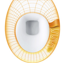Ilustrácia toaletného sedadla s funkciou ohrevu