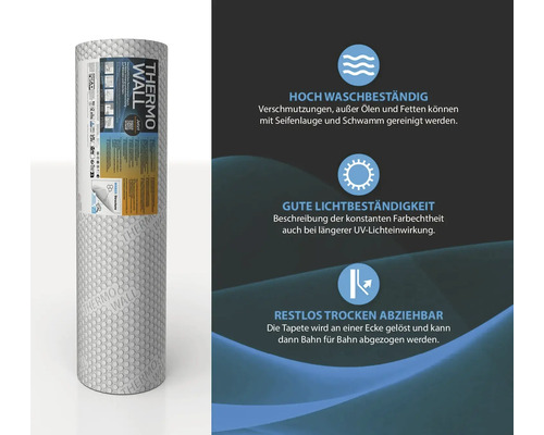 Rolka tapety Thermo Wall s vlastnosťami produktu