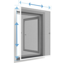Teleskopická sieťka na okno Home Protect biela Plus 100x120 cm