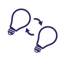 Symbol pre výmenu žiarovky