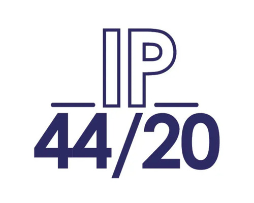 Symbol stupňa ochrany IP44/20