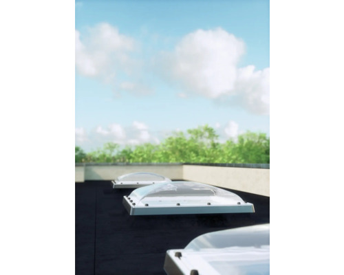 Strecha s niekoľkými strešnými oknami