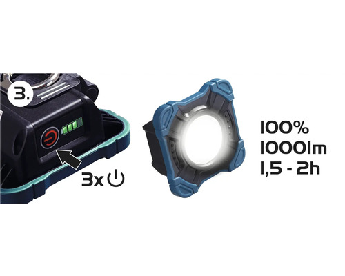 Indikátor stavu batérie a informácie o lampe