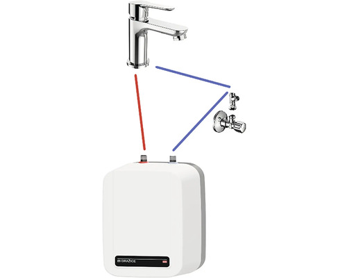 Inštalácia elektronického ohrievača vody s vodovodnou batériou