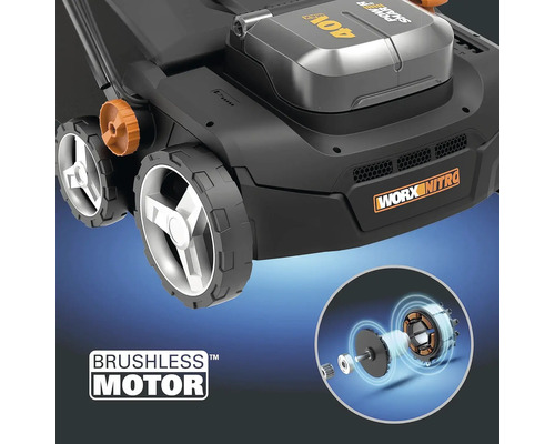 Akumulátorová kosačka na trávu s bezkefovým motorom