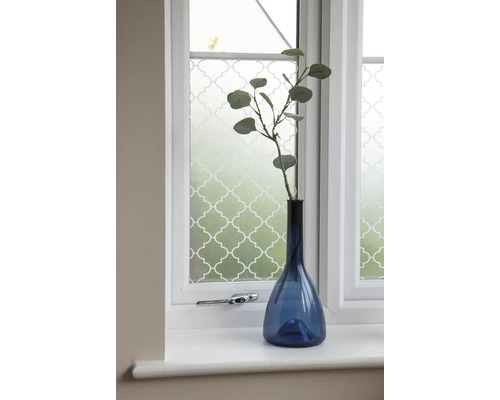 Dekoračná fólia s marockým vzorom na okne