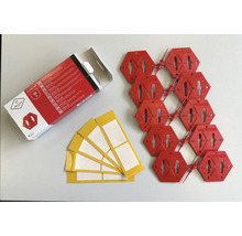 Súprava závesov zrkadiel Maurerglanz, vrátane lepiacich pásikov a obalu