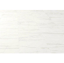 Dlažba Obklad imitácia mramoru LUCCA Bianco sivá čierna mat 60x120 cm