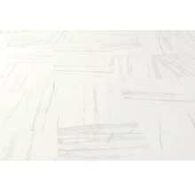 Dlažba Obklad imitácia mramoru LUCCA Bianco sivá čierna mat 120x120 cm