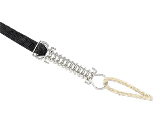 Pružina rozpernej tyče hojdacej siete s popruhom a lanom