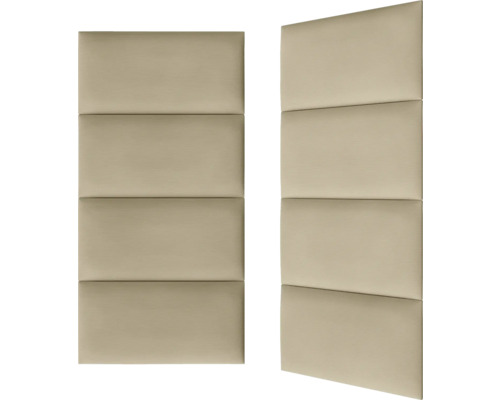 Dva panely béžovej nástennej panely.