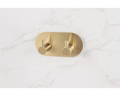 Dvojitý držiak na uteráky na montáž na stenu