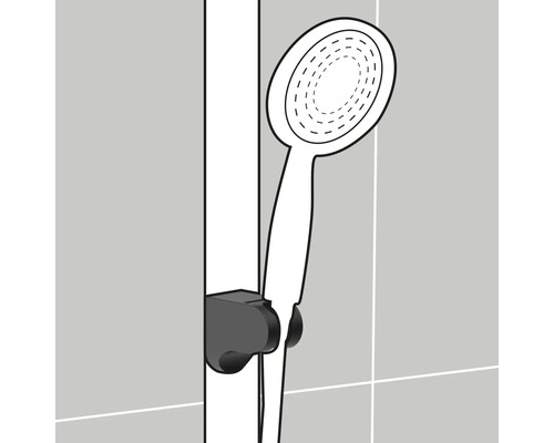 Ručná sprcha s držiakom na montáž na stenu
