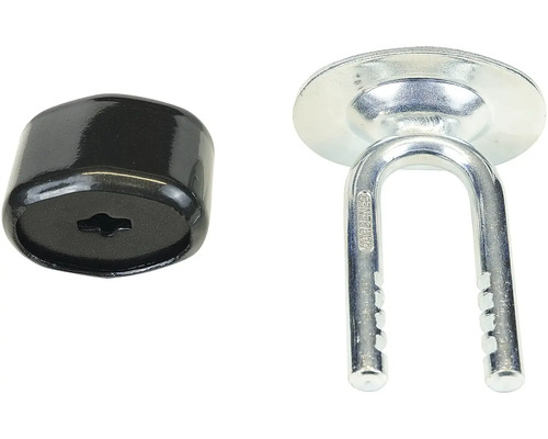 Dverová zarážka s montážnym materiálom