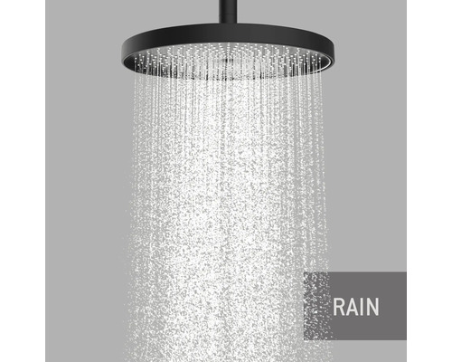 Dažďová sprcha s prúdom vody