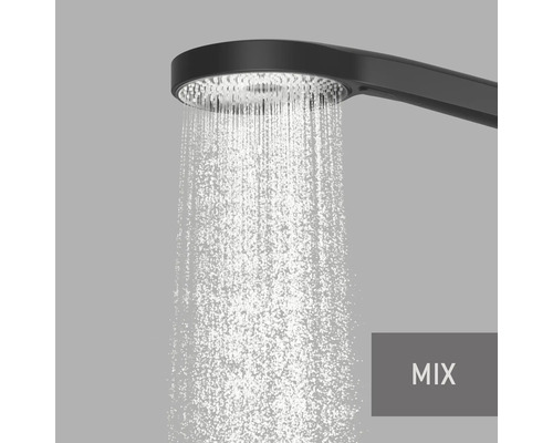 Sprchová hlavica s prúdom vody