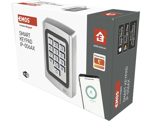 EMOS inteligentná klávesnica IP-006AX v balení