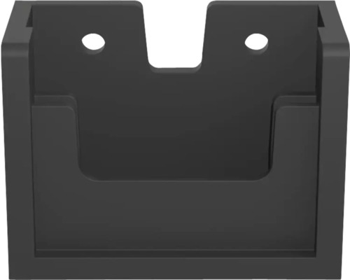 Čierna poštová schránka na montáž na stenu