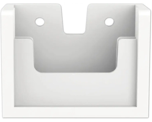 Plastový držiak na brožúry na montáž na stenu