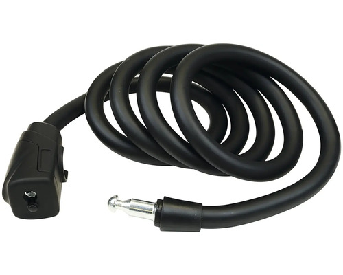 Čierny kábel prívesu s konektorom