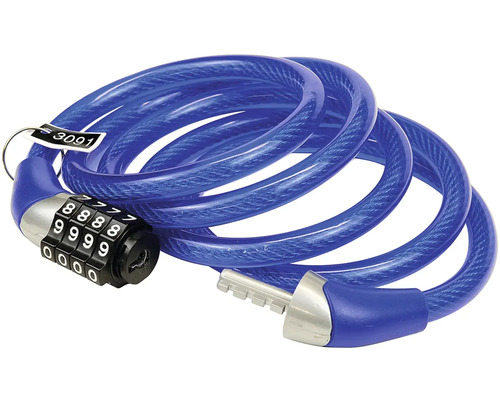 Špirálový káblový zámok s číselným zámkom
