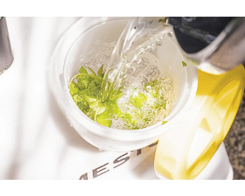 Do misy so šalátom sa nalieva voda