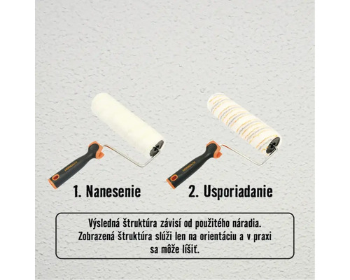 Dva maliarske valčeky s rukoväťou na úpravu stien