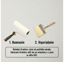 Valček a plochý štetec na dekoráciu stien