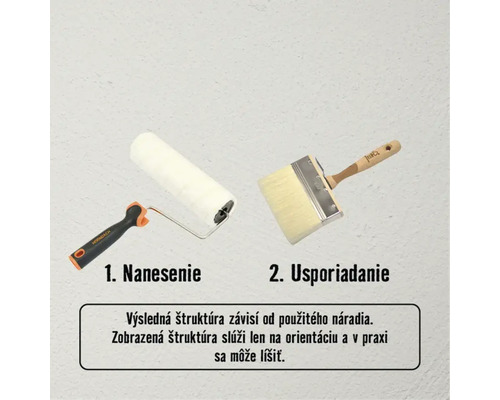 Valček a plochý štetec na dekoráciu stien