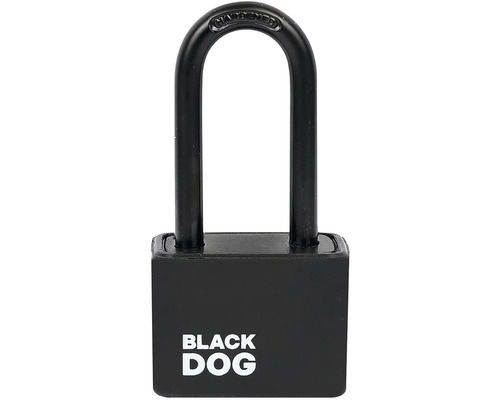 Čierny visiaci zámok Black Dog