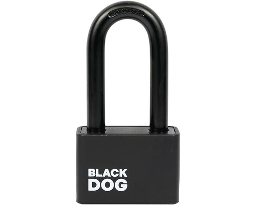 Čierny visiaci zámok Black Dog