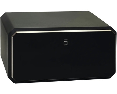 Čierny trezor so zámkom