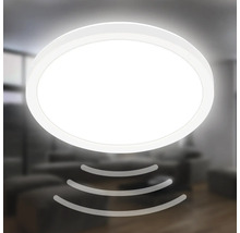 LED stropné svietidlo s pohybovým senzorom v obývacej izbe.