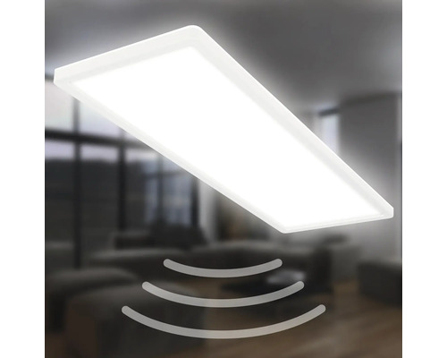 Obdĺžnikové stropné svietidlo s pohybovým senzorom