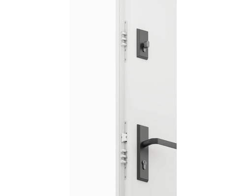 Sada dverového kovania s bezpečnostnou rozetou a viacbodovým zamykaním pre zvýšenie bezpečnosti