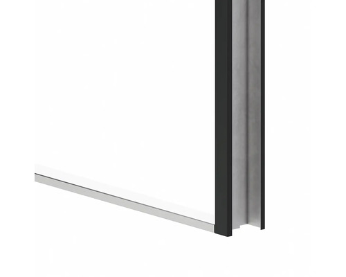 Detailný záber profilu sprchovacieho kúta