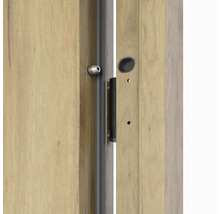 Detailný pohľad na dvere s kovaním