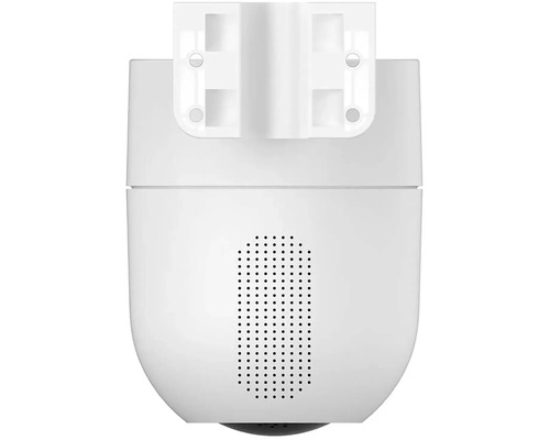 Pohľad zhora na bezpečnostnú kameru s držiakom