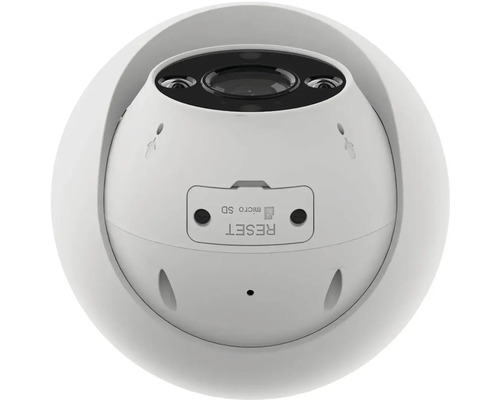 Bezpečnostná kamera s slotom pre micro SD kartu a resetovacím tlačidlom