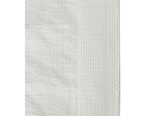 Detail bielej tkanej plachty