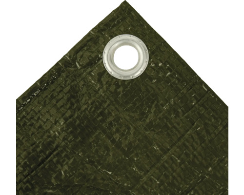 Detail tkanej plachty s okom
