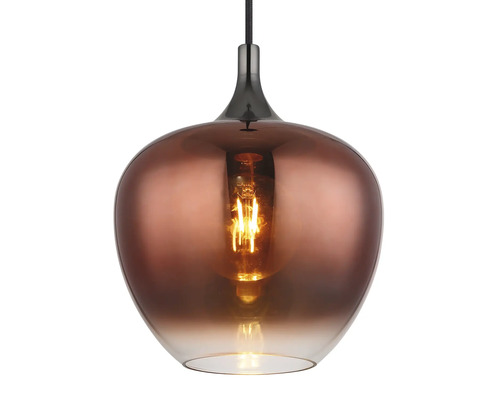 Závesné svietidlo so skleneným tienidlom