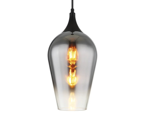 Závesné svietidlo so skleneným tienidlom a svetelným zdrojom