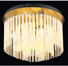 Stropné svietidlo Globo 15698DM GORLEY 5x E14 40 W opál/zlaté