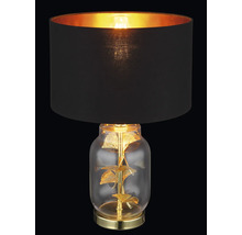 Stolová lampa Globo 24141M GINKO E27 40 W zlatá/čierna
