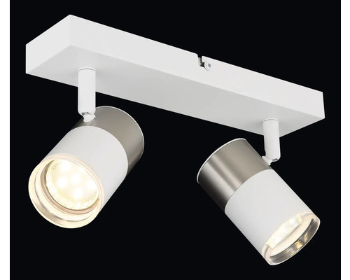 Stropné svietidlo s dvoma reflektormi