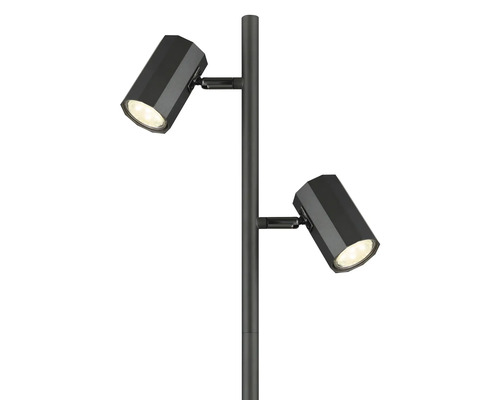 Stojacia lampa s dvoma bodovými svetlami